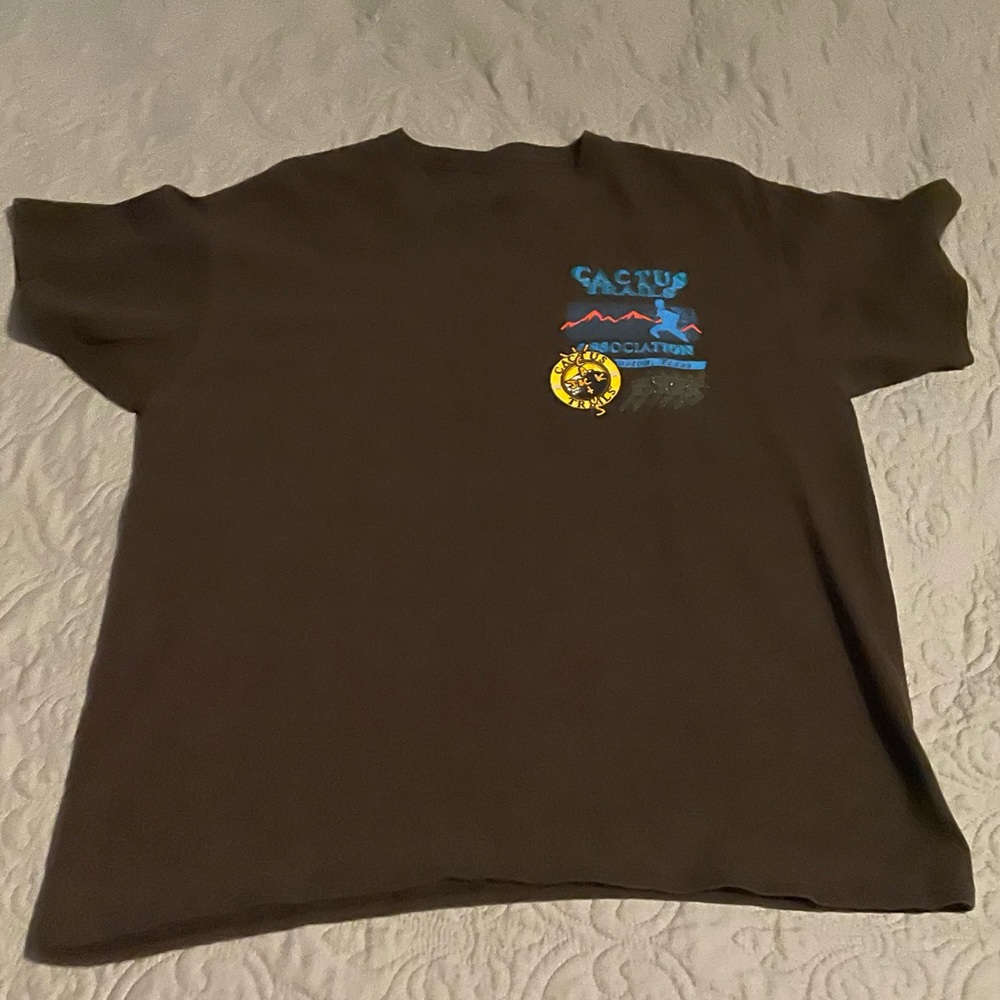 Cactus Trails T-Shirt by Travis Scott, Brown, Medium